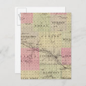 Antelope County, Nebraska Briefkaart (Voorkant / Achterkant)