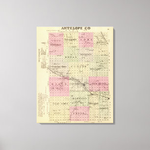 Antelope County, Nebraska Canvas Afdruk