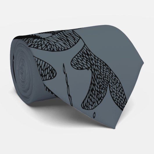 Antelope Peek Stropdas Grey (Opgerold)