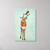 Antelope & Uil Canvas (Voorkant)