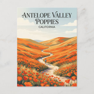 Antelope Valley California Poppy Reserve VS Briefkaart