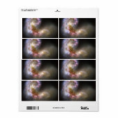 Antennae Galaxies Etiket (Full Sheet)