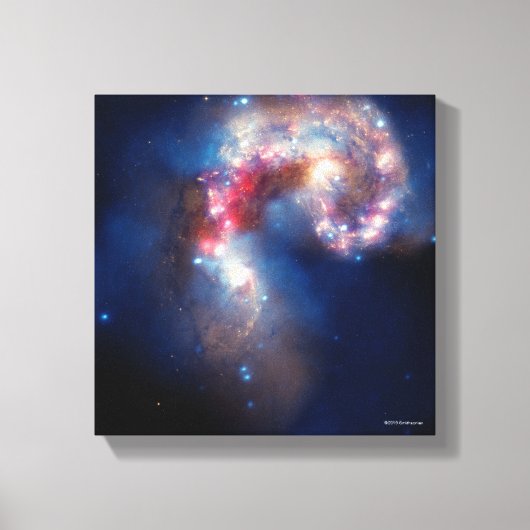 Antenne: een galactisch bril canvas afdruk (Voorkant)