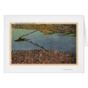 Antenne, pont de baie de San Francisco-Oakland