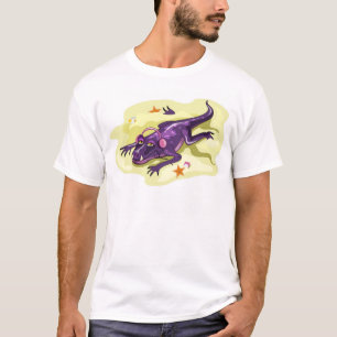 Anteosaurus zonnebaden met hoofdtelefoon. t-shirt