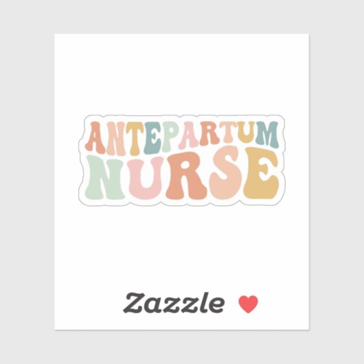 Antepartum zuritis, arbeid en levering Antepartum Sticker (Vel)