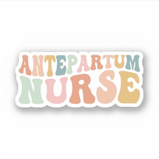 Antepartum zuritis, arbeid en levering Antepartum Sticker (Voorkant)