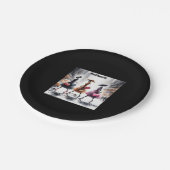 Antheels van NYC Mode mieren die aankomen uit Anth Papieren Bordje (Gekanteld)