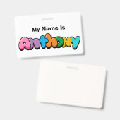 Anthony Badge (Voor- en achterkant)