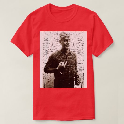 Anthony Bourdain Legendary Chef Tas T-shirt (Design voorkant)