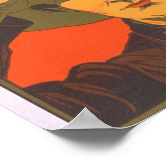 Anthony E. Wills "The Lost Trail" Wester Theater Poster (Hoek)