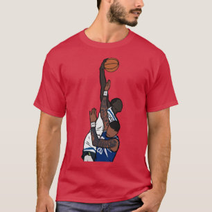Anthony Edwards Dunks voor John Collins 2 Oversize T-shirt