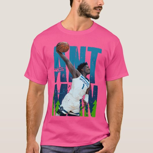  Anthony Edwards Kinder T-shirt (Voorkant)