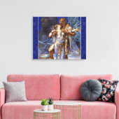 Anthony en Cleopatra Love Classic Canvas Afdruk (Insitu (Woonkamer))
