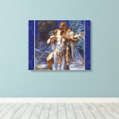 Anthony en Cleopatra Love Classic Canvas Afdruk (Insitu (Houten vloer))