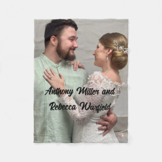 Anthony Miller en Rebecca Warfield Blanket Fleece Deken
