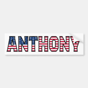 Anthony Name Vorname USA Aufkleber Sticker Auto