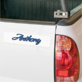 Anthony Nom bleu Aufkleber Sticker Autoaufkleber (Sur camion)