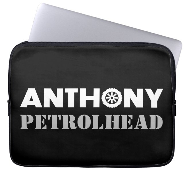 Anthony Petrol Head Laptop Sleeve (Voorkant)
