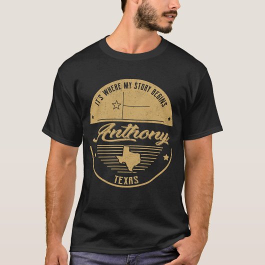 Anthony Texas Het is waar mijn verhaal begint T-shirt (Voorkant)