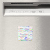 Anthony Text Design II Magnet Carré (In Situ (Lave-vaisselle))
