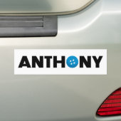 Anthony-toets Bumpersticker (Op auto)