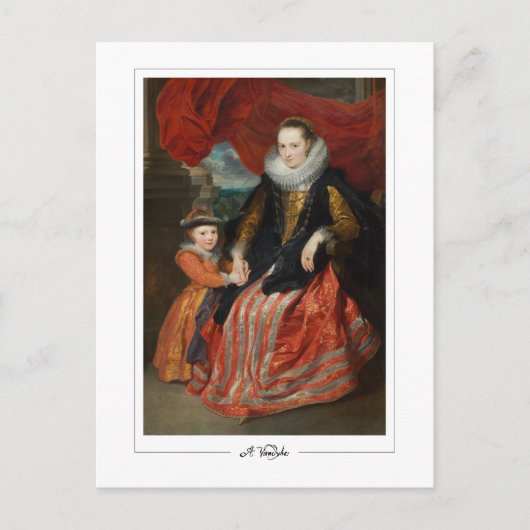 Anthony van Dyck #333 - Carte postale d'art fin (Devant)