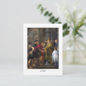 Anthony van Dyck #342 - Carte postale d'art fin (Debout devant)