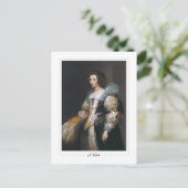 Anthony van Dyck #542 - Kunstmatig Briefkaart (Staand voorkant)