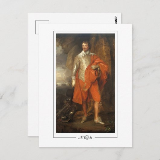Anthony van Dyck #596 - Carte postale Art (Devant / Derrière)
