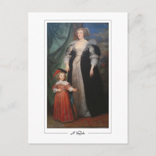 Anthony van Dyck #627 - Carte postale d'art fin (Devant)