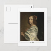 Anthony van Dyck #834 - Carte postale d'art fin (Devant / Derrière)