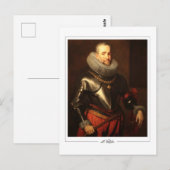Anthony van Dyck #835 - Carte postale d'art fin (Devant / Derrière)