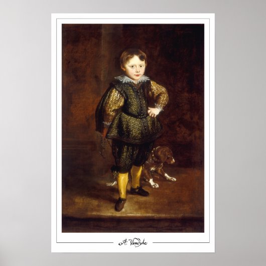 Anthony van Dyck Affiche d'art Zedign #676 (Devant)