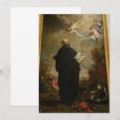 Anthony van Dyck - Saint Ignatius of Loyola Kaart (Voorkant / Achterkant)