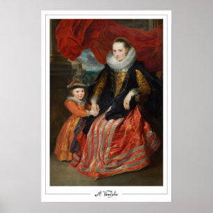 Anthony van Dyck Zedign Affiche artistique #333