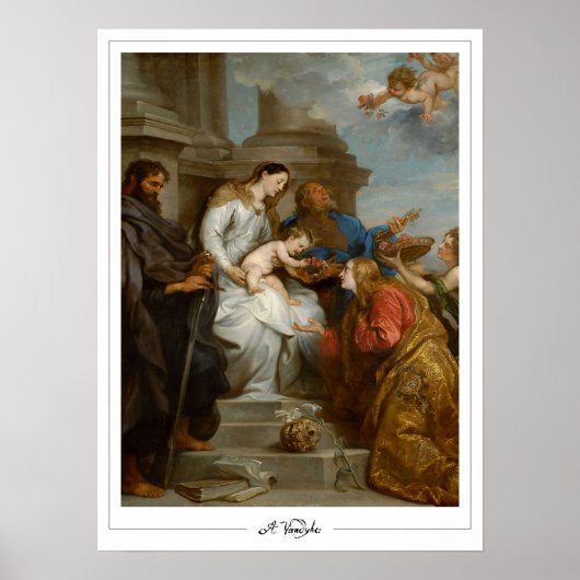 Anthony van Dyck Zedign affiche d'art #199 (Devant)