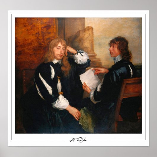 Anthony van Dyck Zedign Art Affiche #120 (Devant)