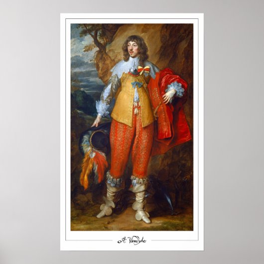 Anthony van Dyck Zedign Art Poster #250 (Devant)