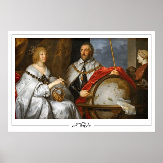 Anthony van Dyck Zedign Kunstposter #583 Poster (Voorkant)