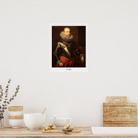 Anthony van Dyck Zedign Poster d'art #835 (Cuisine)