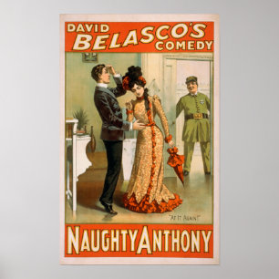 Anthony vilain "à lui encore" affiche de théâtre