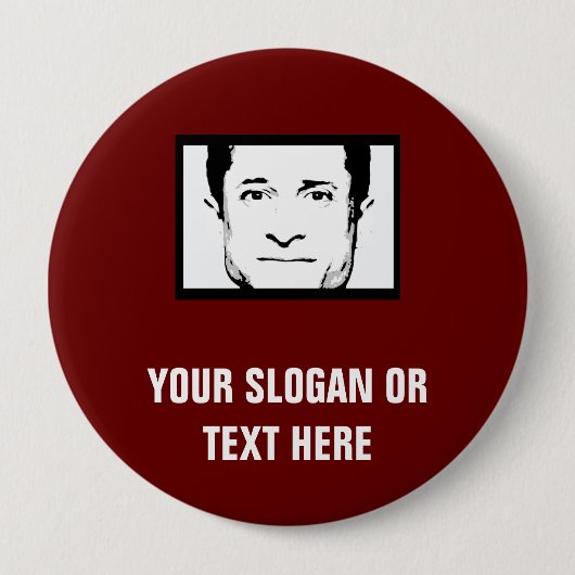 ANTHONY WEINER - RONDE BUTTON 4,0 CM (Voorkant)