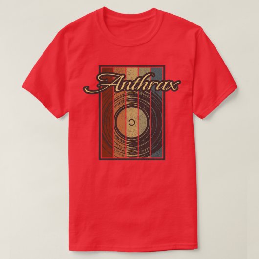 Anthrax Vynil Silhouette T-shirt (Design voorkant)
