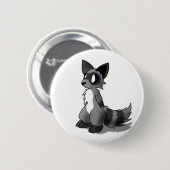 Anthro Raccoon Button (Voorkant /achterkant)