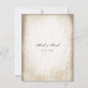 Anthropologie Vintage Invitation de tronc d'arbre 