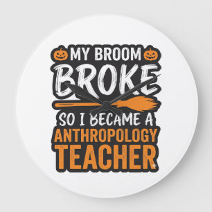 Anthropologiedocent Halloween Bezem Gebroken Grote Klok