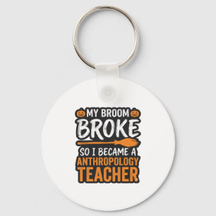 Anthropologiedocent Halloween Bezem Gebroken Sleutelhanger