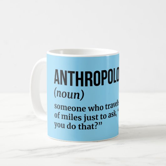 Anthropologue - Mug de définition du café (Devant gauche)