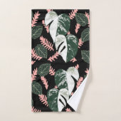 Anthurium Heart Leaves Badkamer Handdoek Set (Handdoek)